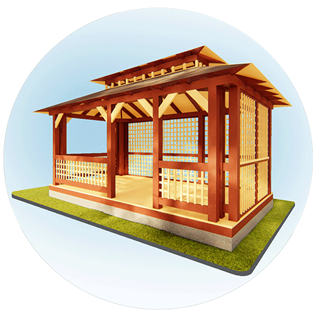 Раздел Японские беседки