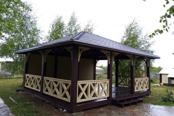 Фото проекта «Беседка Изабелла 6х7 метров »
