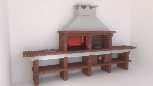 «Печь Барбекю №736»