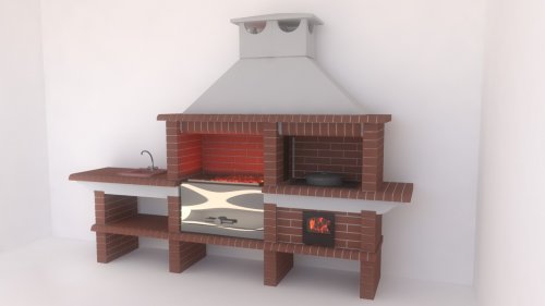 «Печь Барбекю №730 м»
