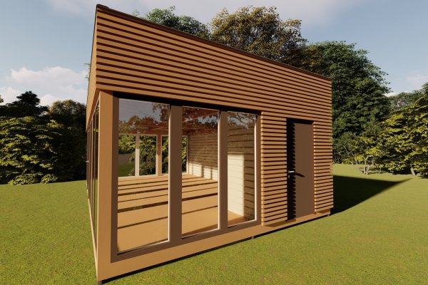 Фото проекта «Беседка Криптон 5х8 метров»